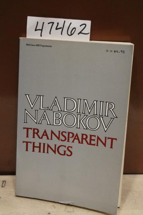 Transparent Things - Nabokov, Vladimir