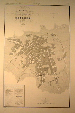 Abebooks Pianta della città di Ravenna