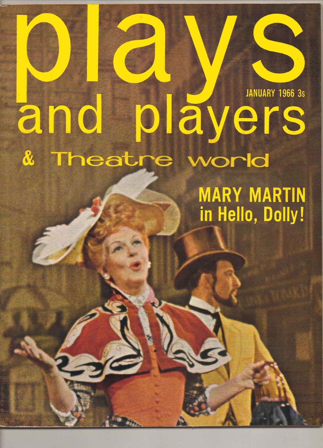PLAYS AND PLAYERS & Theatre World. Monthly magazine. January 1966