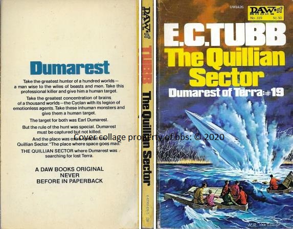 The Quillian Sector: 19th in the 'Dumarest' series of books - Tubb, E C