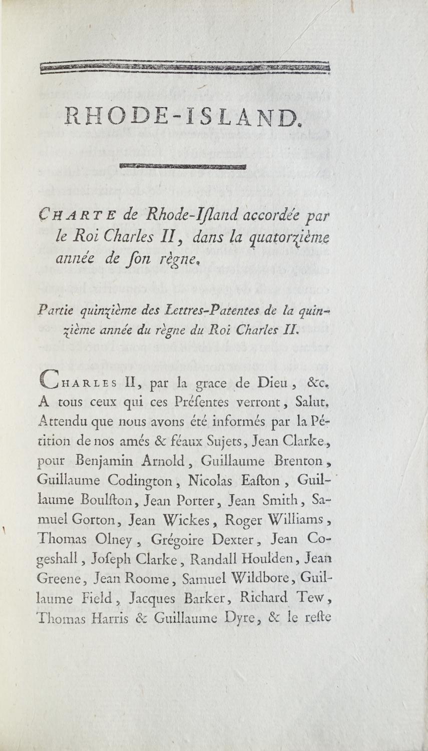 Constitutions des Treize États-Unis de l'Amerique. by [UNITED STATES ...