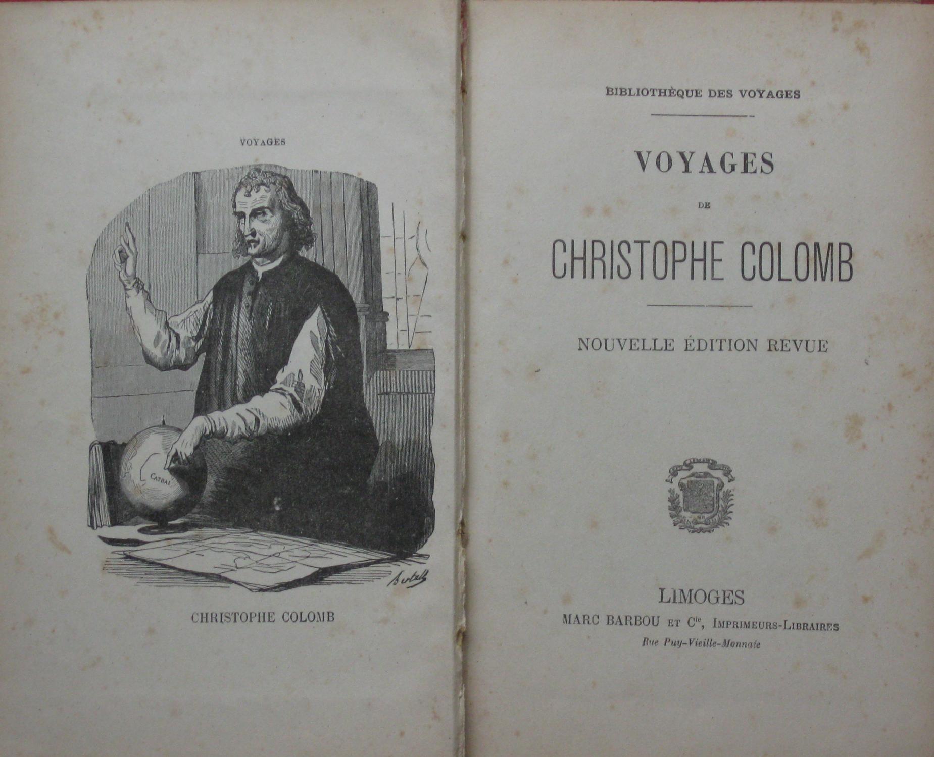 christophe colomb carnet de voyage