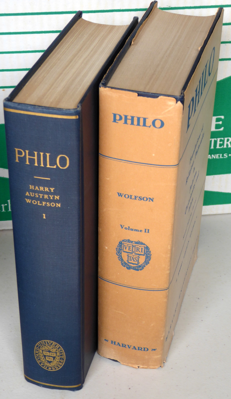 PHILO: FOUNDATIONS OF RELIGIOUS PHILOSOPHY IN JUDAISM, CHRISTIANITY AND ISLAM (2 VOLUMES) - Wolfson, Harry Austryn.