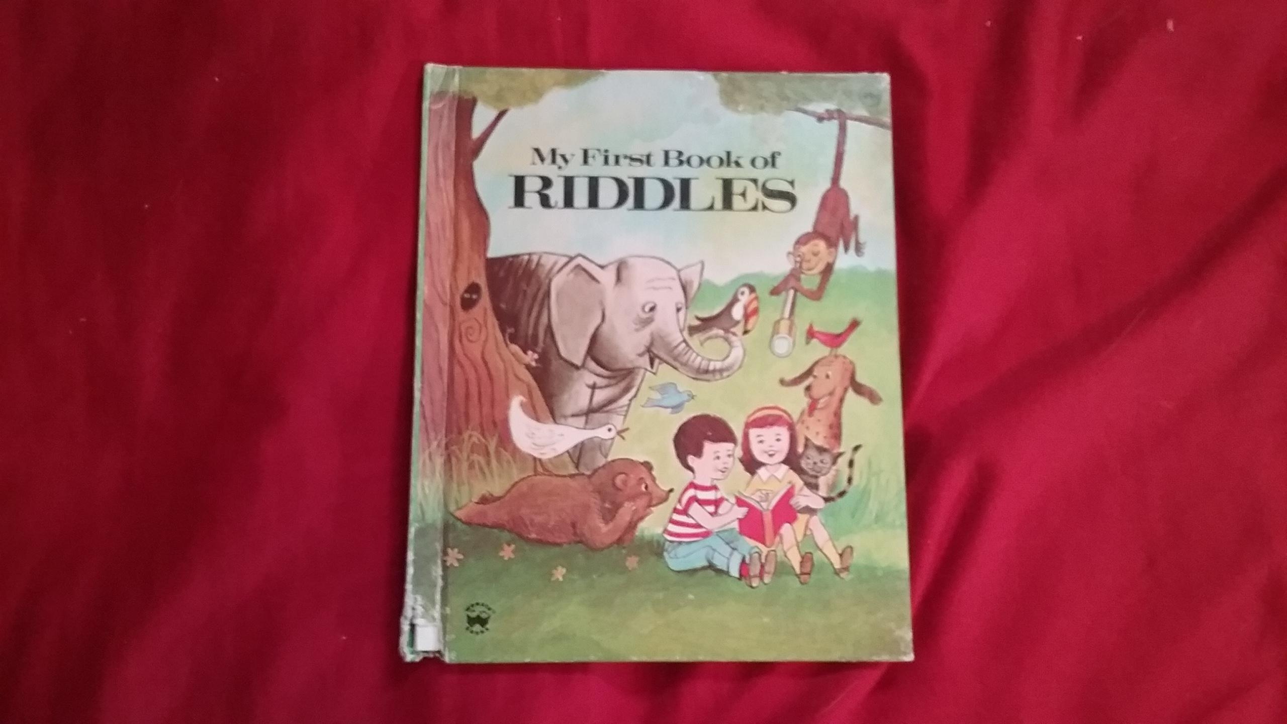 MY FIRST BOOK OF RIDDLES by D'Amato, Janet and Alex: Good Hardcover ...