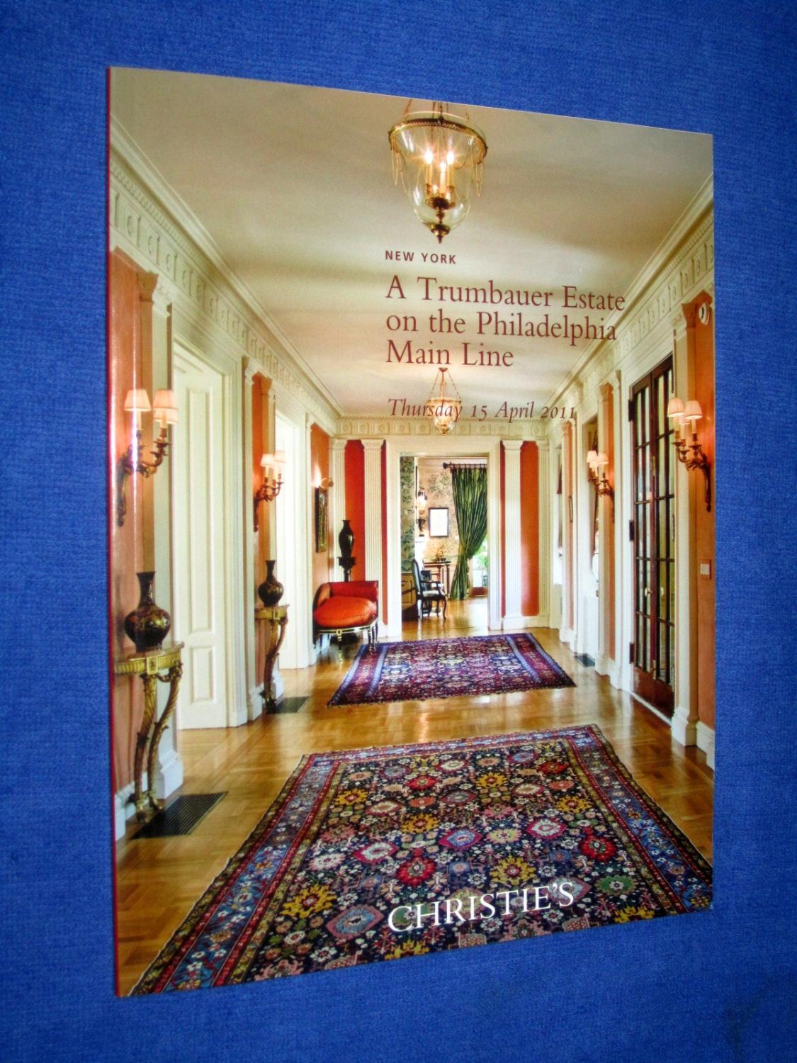A Trumbauer Estate on the Philadelphia Main Line, 15 April 2011, Christie's New York Auction