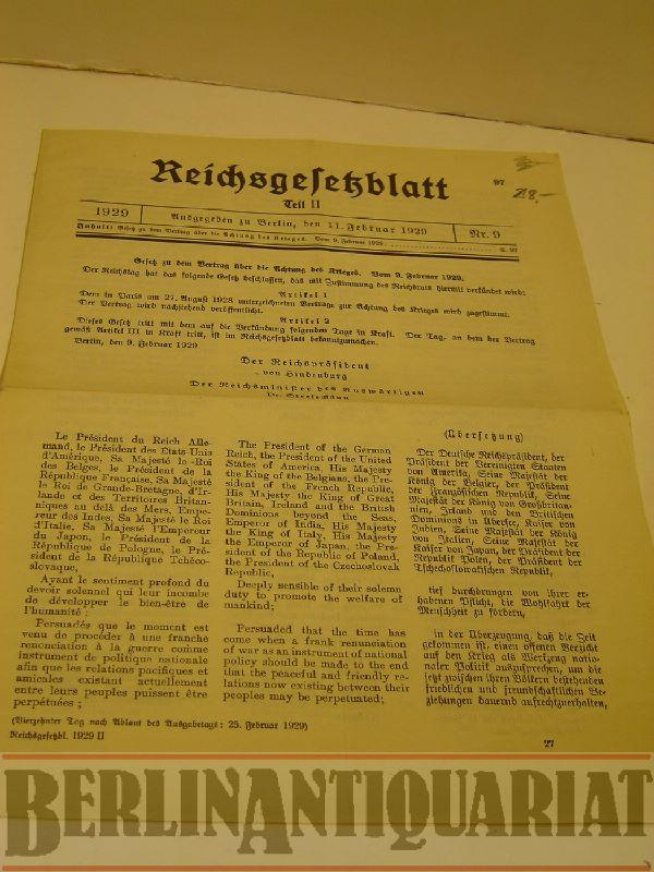 reichsgesetzblatt teil ii ZVAB