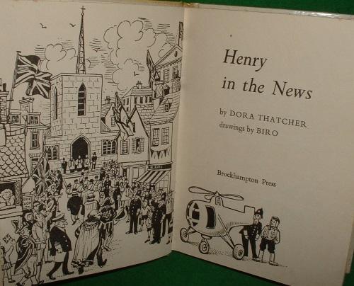 Henry In The News By Thatcher Dora Biro Val Vg Hard Back 1963 1st Edition Booksonlinebrighton Henry In The News By Thatcher Dora Biro Val Vg Hard Back 1963 1st Edition Booksonlinebrighton