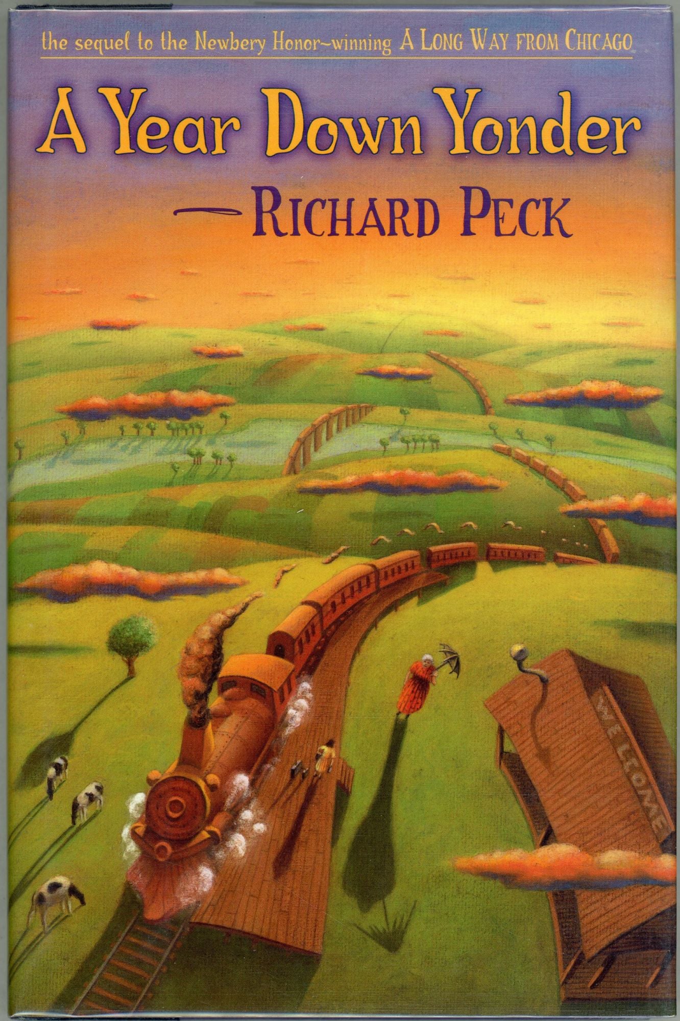 A Year Down Yonder by Peck, Richard Very near Fine Hardcover (2000