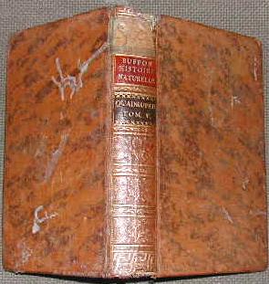 Histoire naturelle, générale et particulière: quadrupèdes-Tome V. [LIVRES ANCIENS] BUFFON (comte de) [ ]