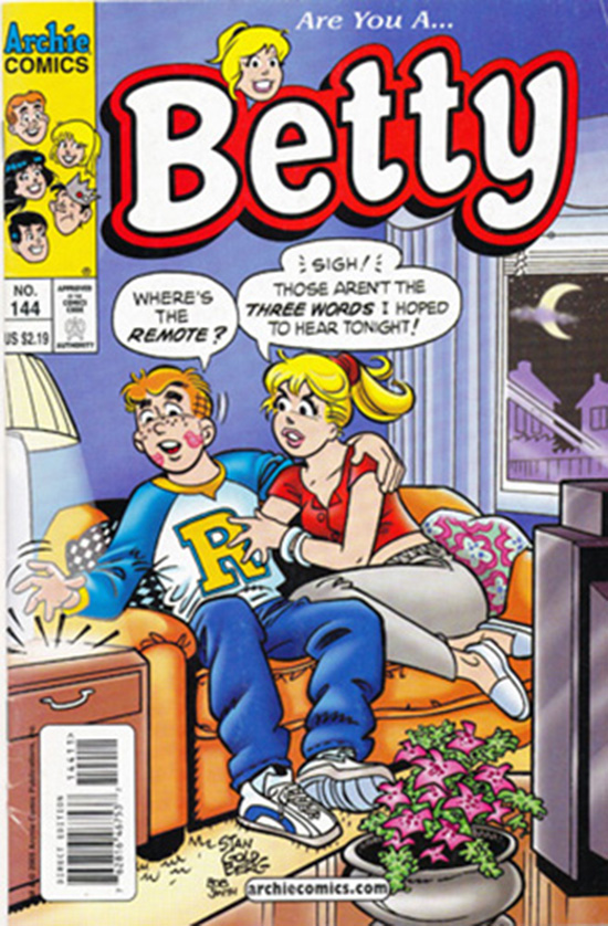 Betty Archie Comics 144 By Slate Barbara Very Good Paperback