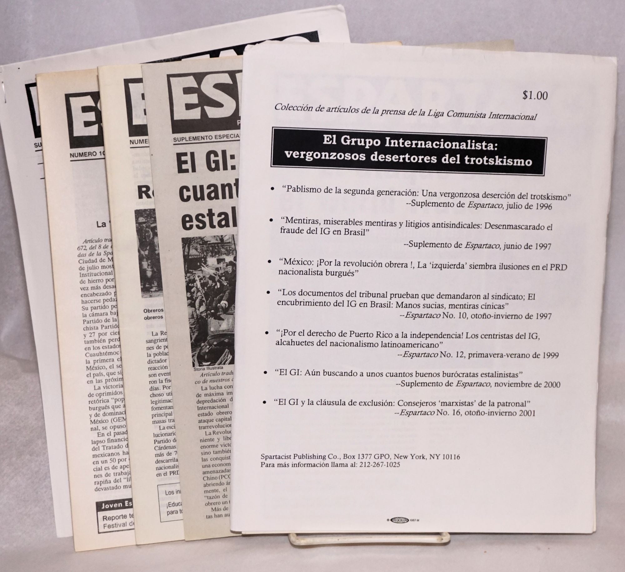 El Grupo Internacionalista: vergonzosos desertores del trotskismo ...