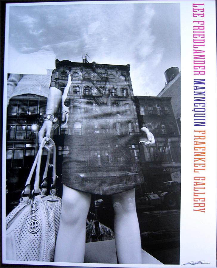 Lee Friedlander ポスター Mannequin (SIGNED by Lee Friedlander: exhibition poster) by