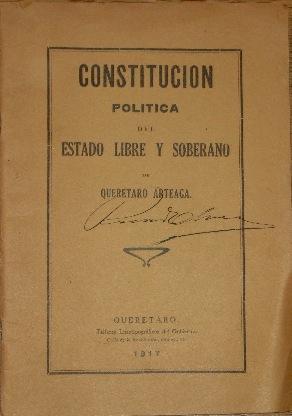 Constitucion Politica Del Estado Libre y Soberano De Queretaro Arteaga ...