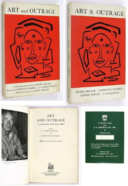 Art & Outrage [Review Copy] de MILLER, Henry: Fine Hardcover (1959 ...