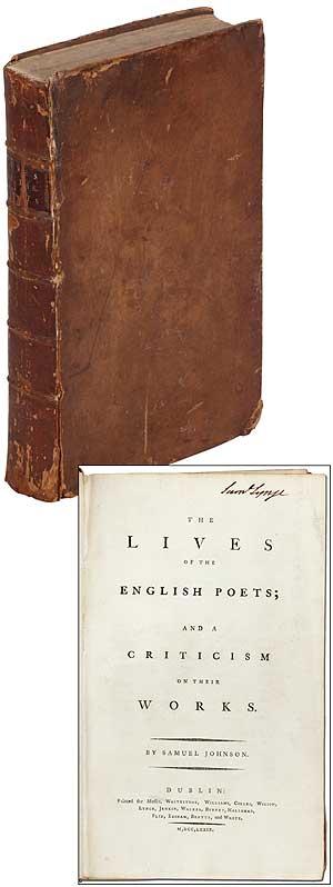 The Lives of the English Poets; and a Criticism on their Works - JOHNSON, Samuel