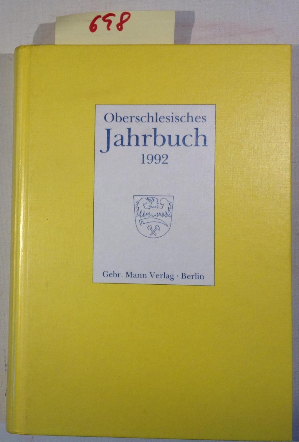 Oberschlesisches Jahrbuch, Band 8, 1992 - Herausgeber: Abmeier, Chmiel, Gussone, Zylla