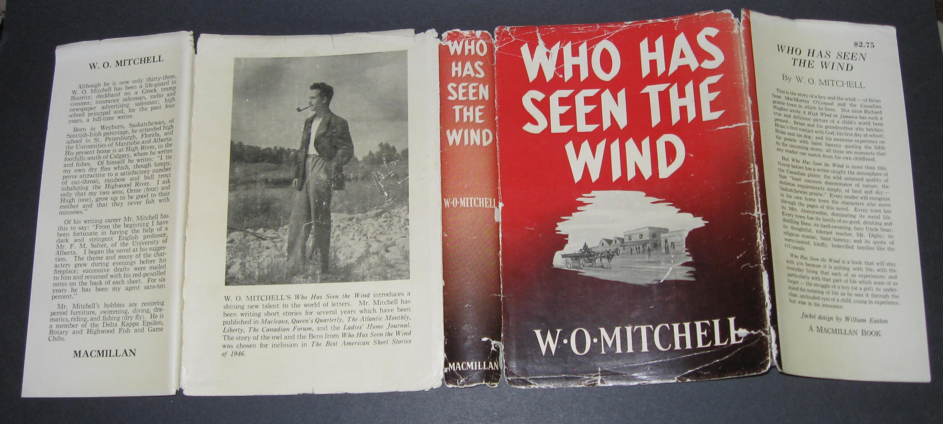 Who Has Seen the Wind by Mitchell, W. O.: Very Good Hardcover (1947 ...