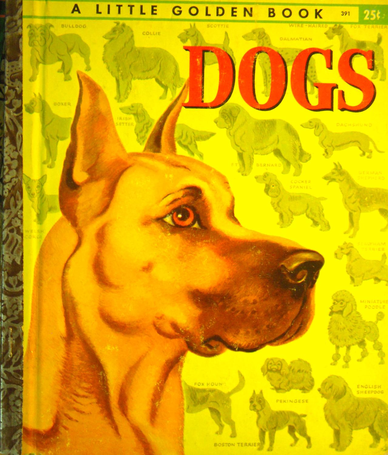アメリカンヴィンテージ 犬の絵本 Little Golden Books 3冊