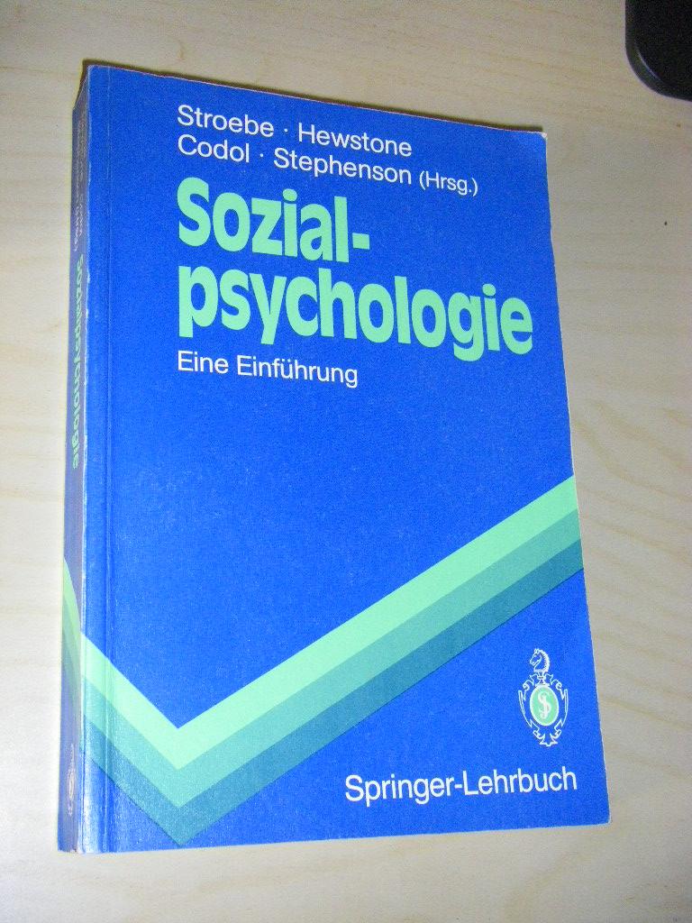 Sozialpsychologie. Eine Einführung - Stroebe, Wolfgang u. a. (Hg.)