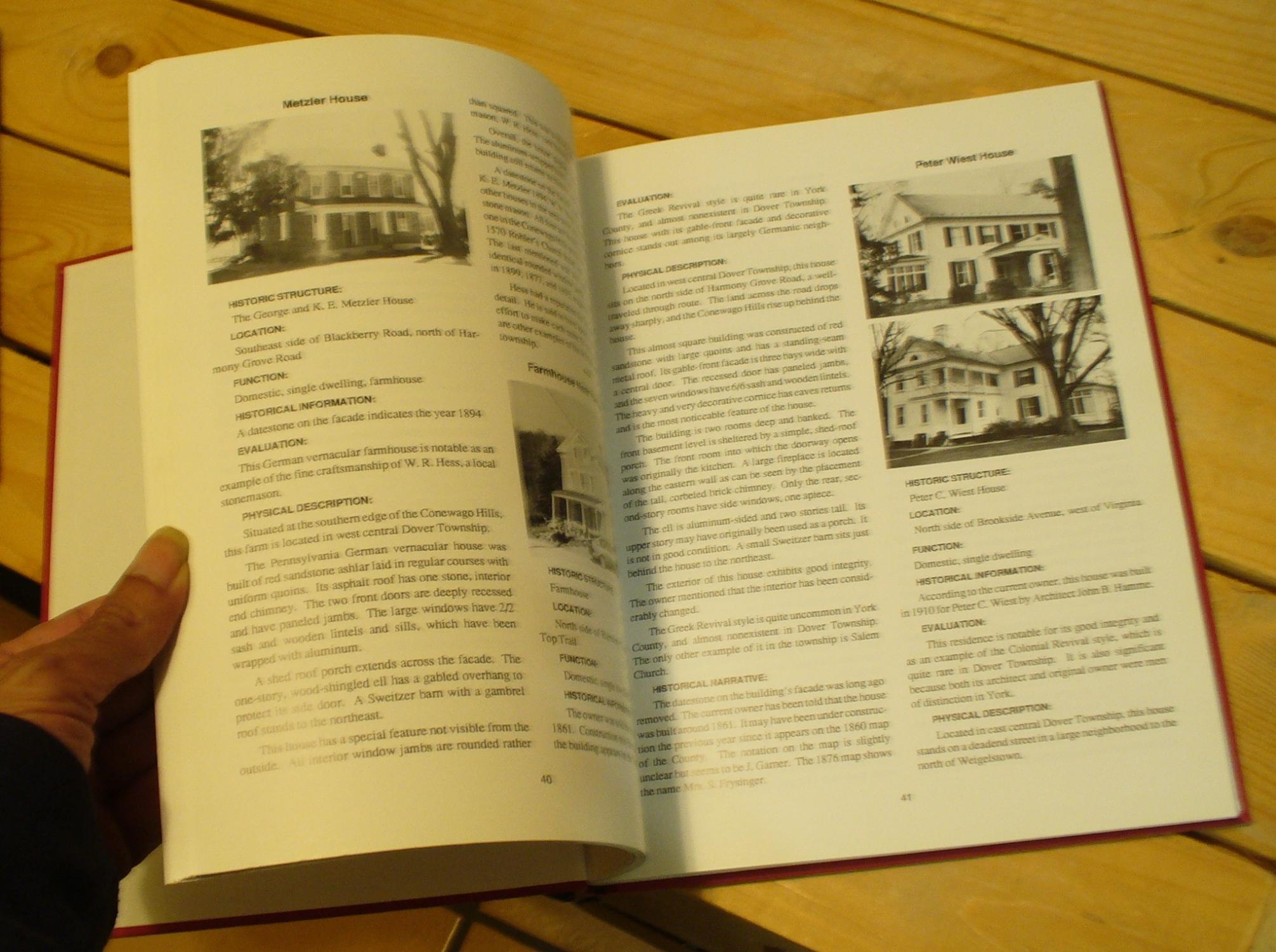 A History of Dover Township, York County, Pennsylvania 1740s 1990s