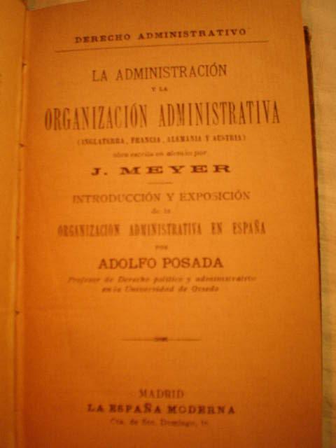 La administración y la organización administrativa ...