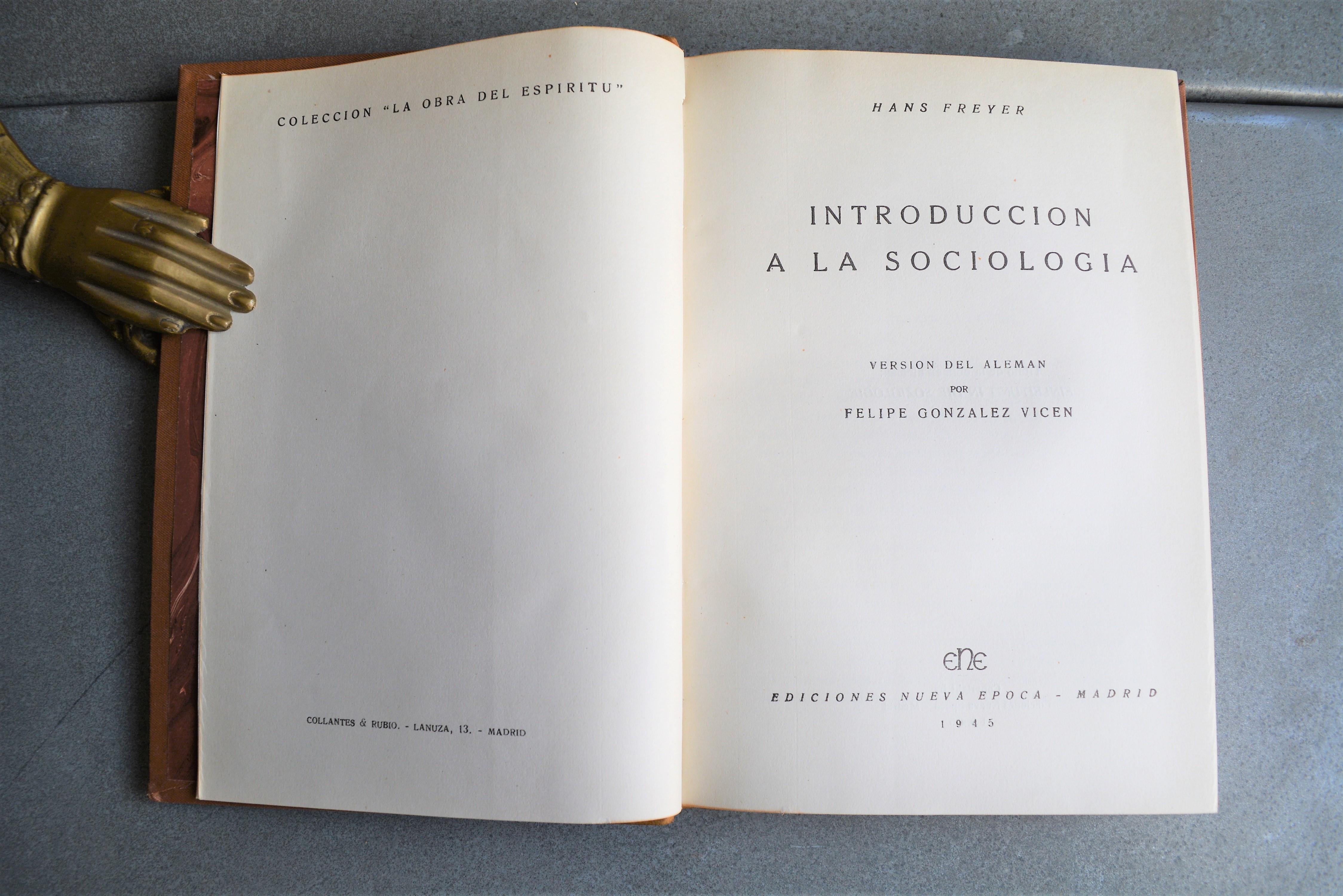 Libro De Introduccion A La Sociologia www.abebooks.com