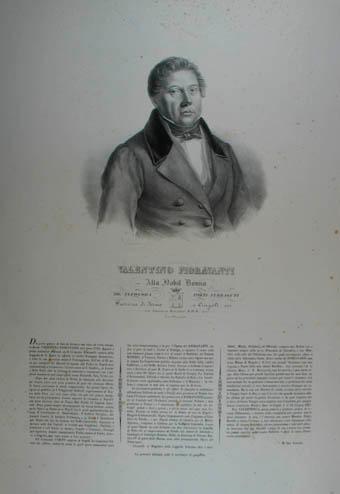 Valentino Fioravanti. Alla Nobil Donna Sig.a Eleonora Forti Ferraguti Patrizia di Fermo e Cingoli ecc. Lithographie v. Vincenzo Roscioni. Rom, Martel