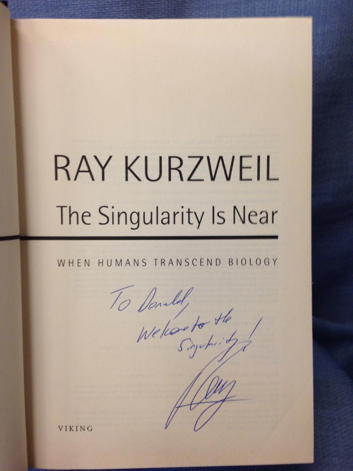 raymond kurzweil the singularity is near raymond kurzweil the singularity is near