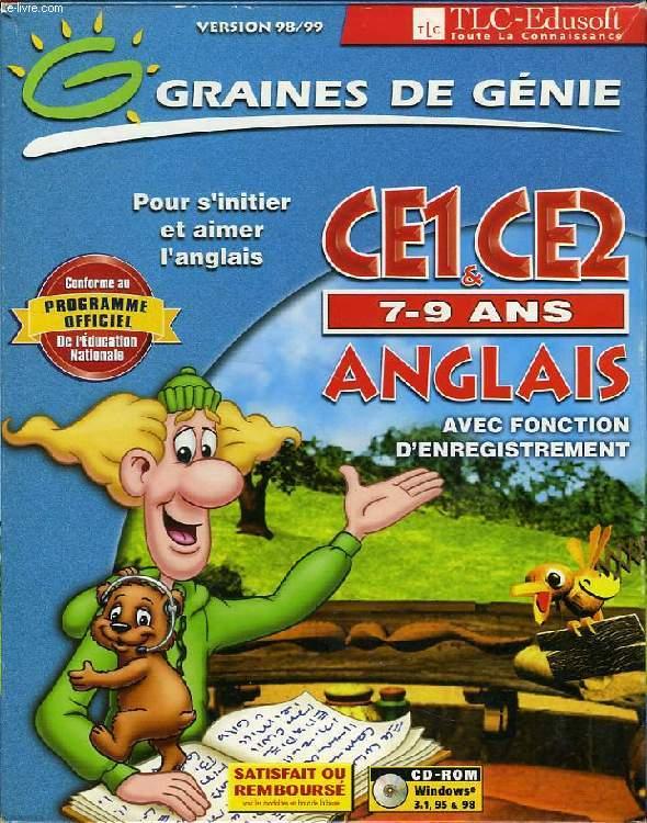 GRAINES DE GENIE, CE1 & CE2, ANGLAIS by COLLECTIF: bon Couverture rigide  (1998)
