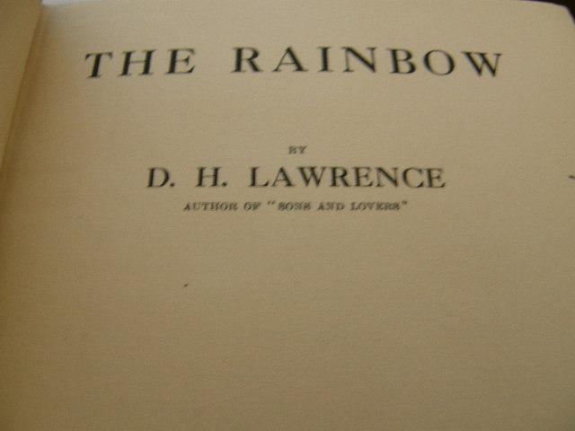 the rainbow d.h. lawrence essay