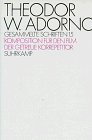 Gesammelte Schriften, Bd. 15., Komposition für den Film / Theodor W. Adorno - Adorno, Theodor W.