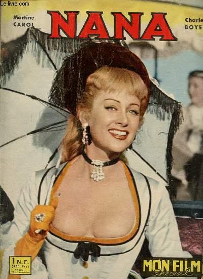 Nana Martine Carol Charles Boyer vintage movie poster