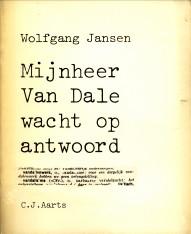 Mijnheer Van Dale wacht op antwoord - JANSEN, WOLFGANG