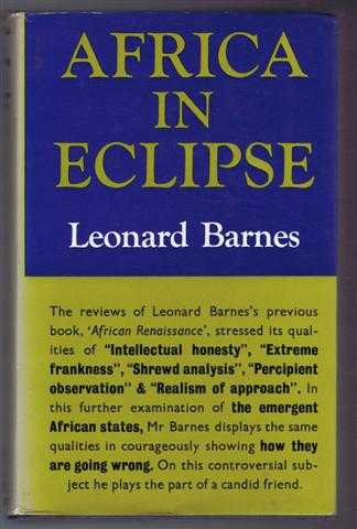 Africa in Eclipse - Barnes, Leonard