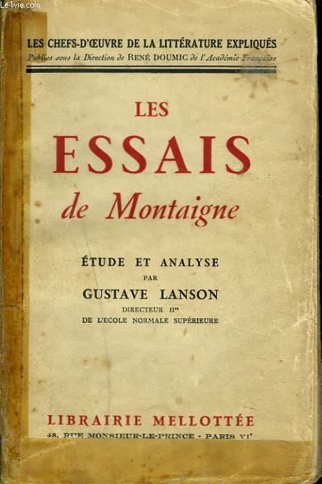 les essais de montaigne education