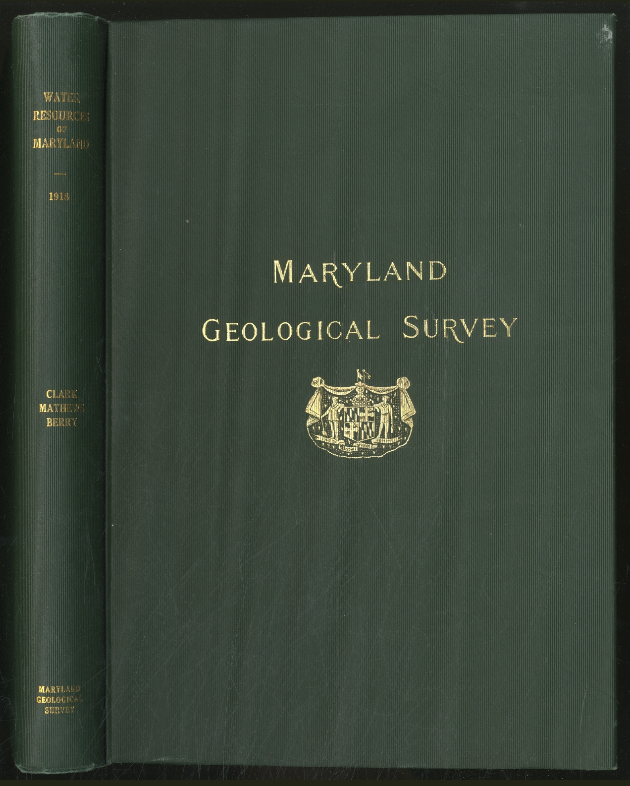 The Surface and Underground Water Resources of Maryland, Including