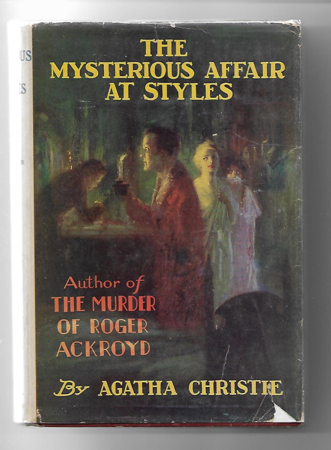 the mysterious affair at styles original book cover the mysterious affair at styles original book cover