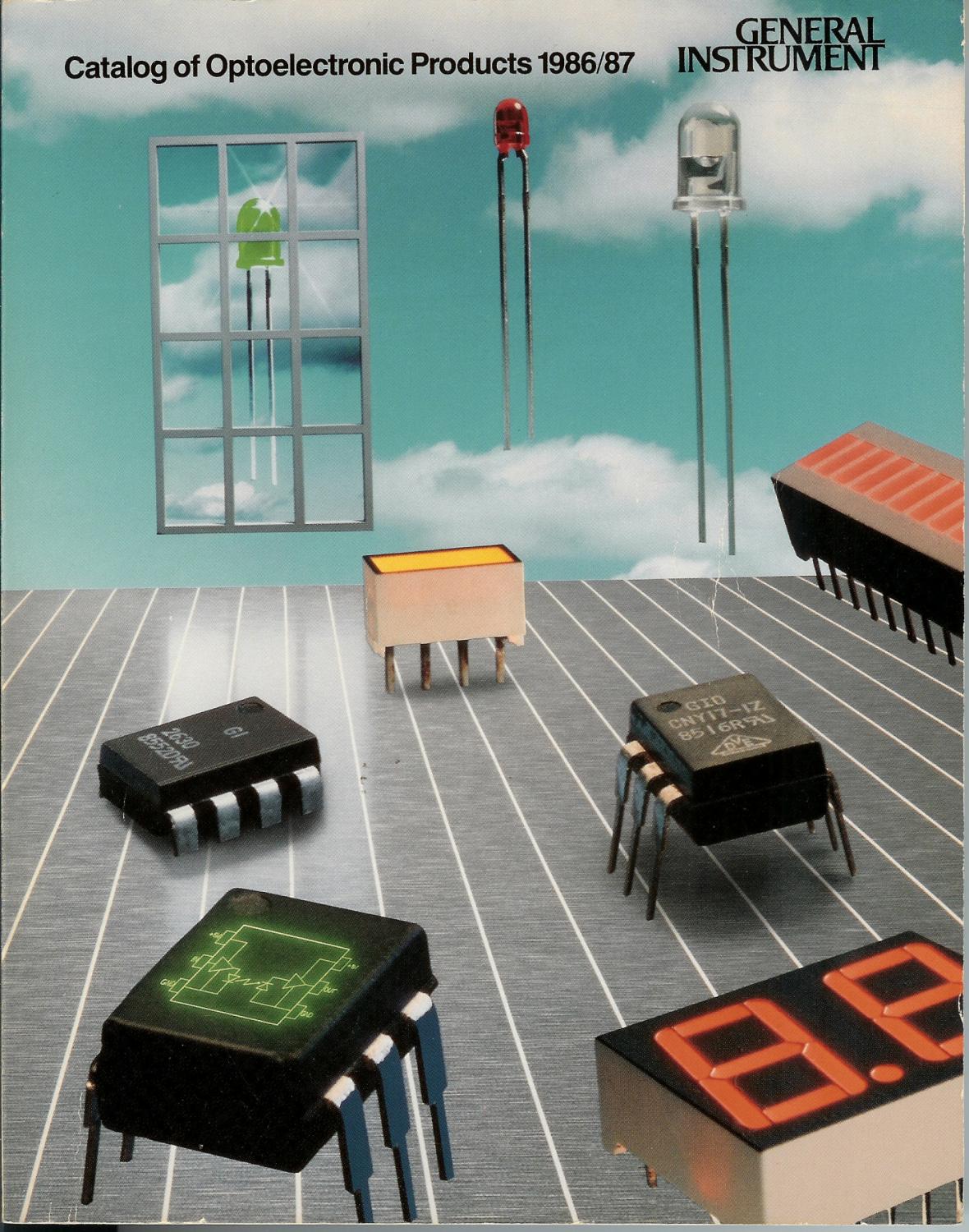 Catalog of Optoelectronic Products 1986/87 by Editors Very Good