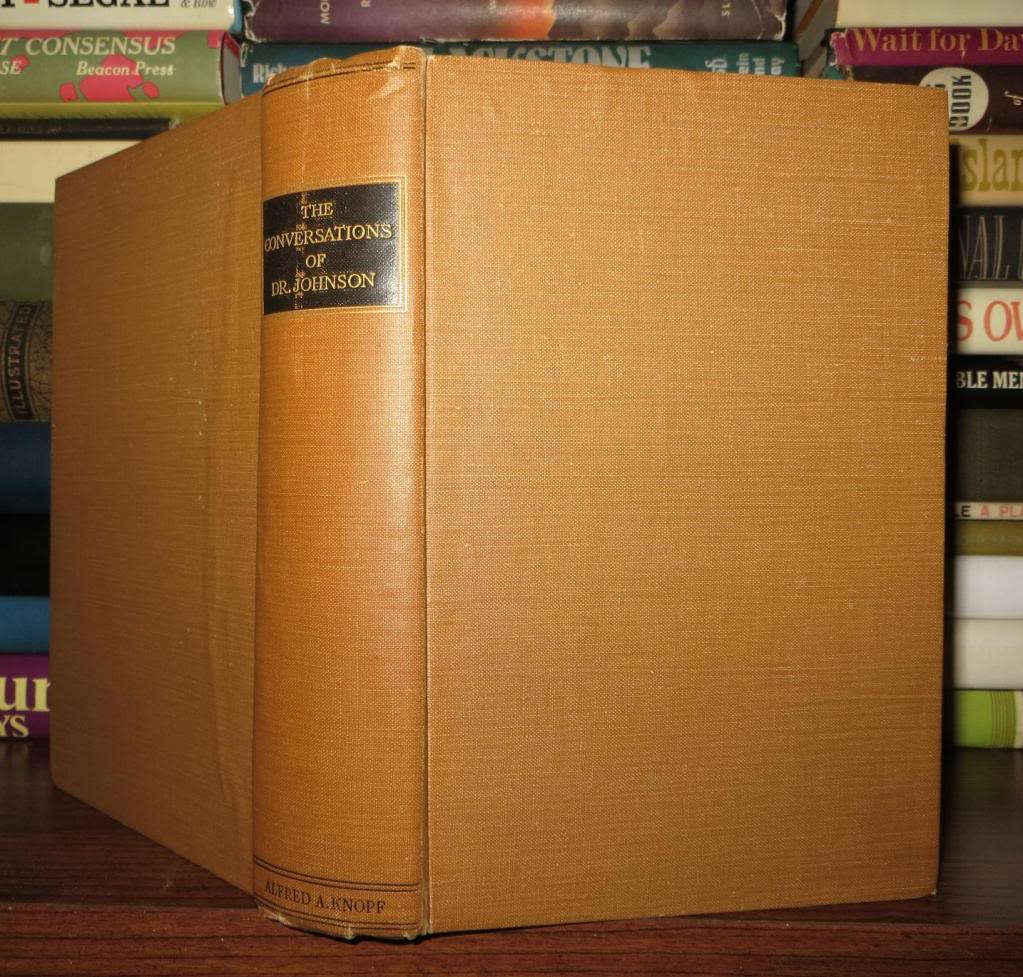 THE CONVERSATIONS OF DR. JOHNSON Extracted from the Life by James