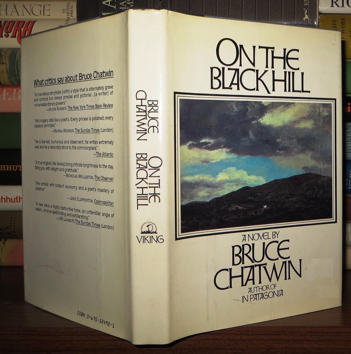 ON THE BLACK HILL by Chatwin, Bruce: Hardcover (1983) First Edition