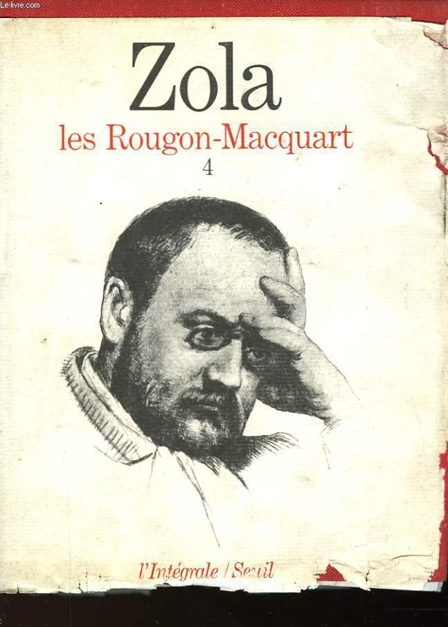 LES ROUGON MACQUART TOME 4 by ZOLA bon Couverture rigide (1970) LeLivre