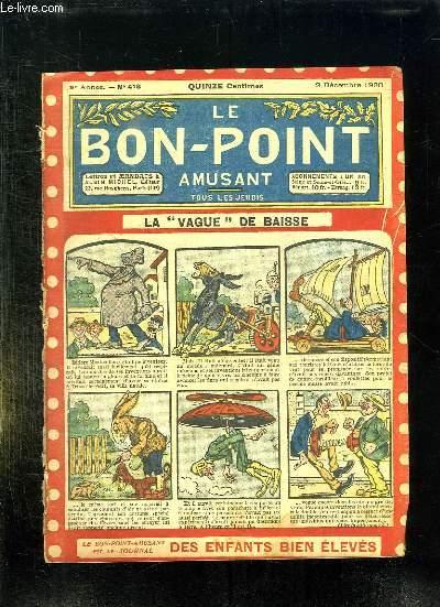 LE BON POINT N° 418 DU 2 DECEMBRE 1920. LA VAGUE DE BAISSE. by ...