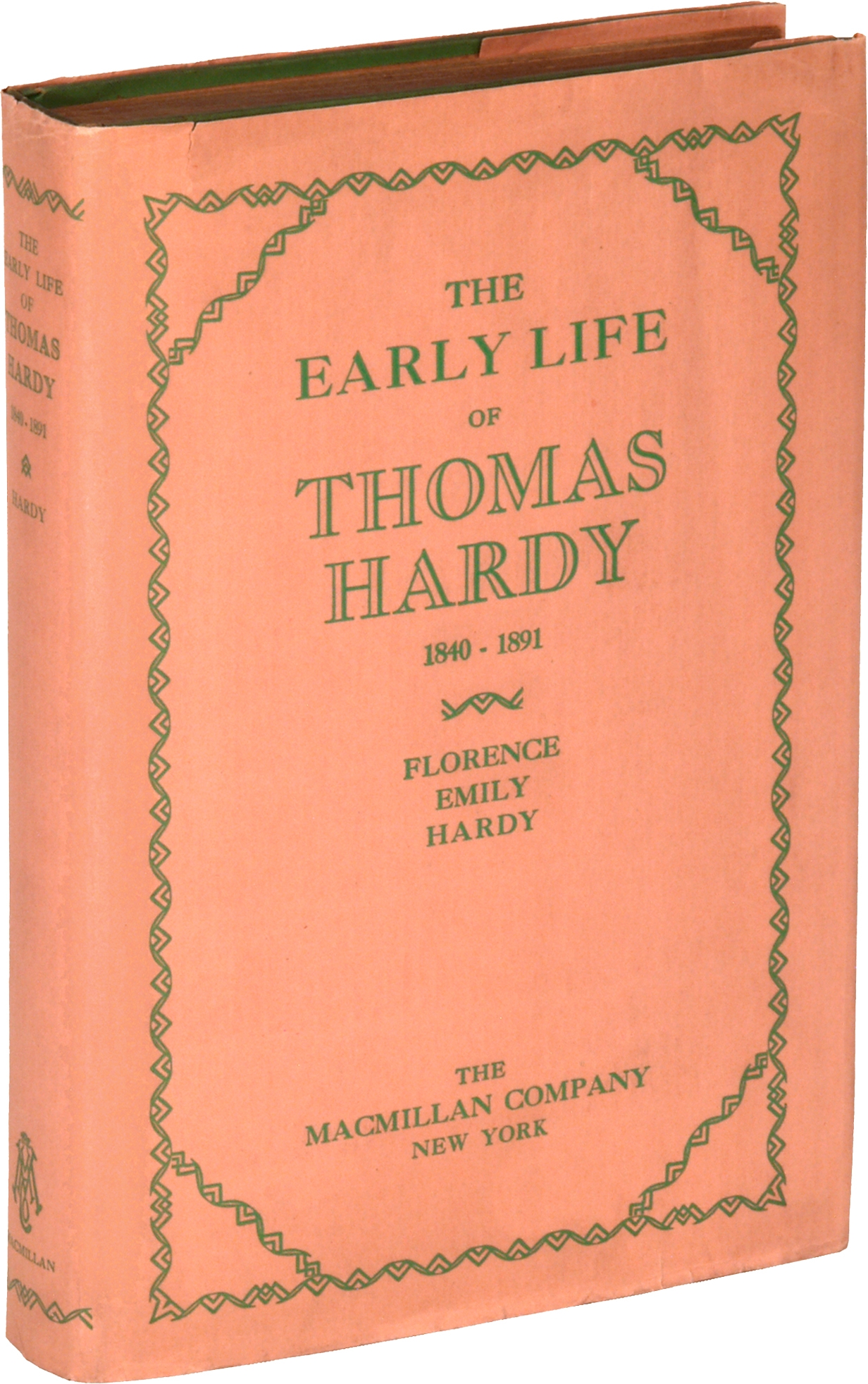 The Early Life of Thomas Hardy 1840-1891 by HARDY, Florence Emily: Fine