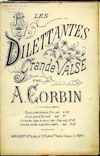 LES DILETTANTES by CORBIN A.: Sheet Music | Le-Livre