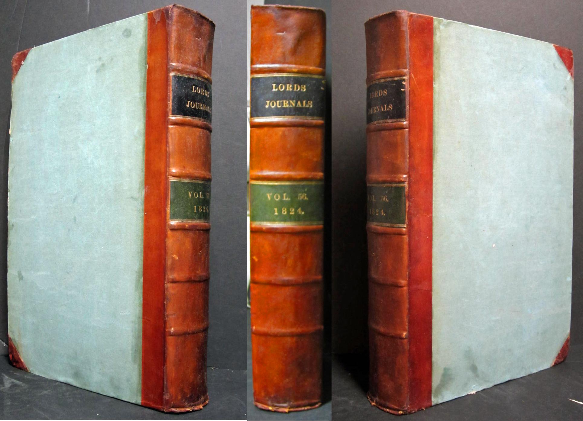 JOURNALS OF THE HOUSE OF LORDS Beginning Ann Quinto 1824