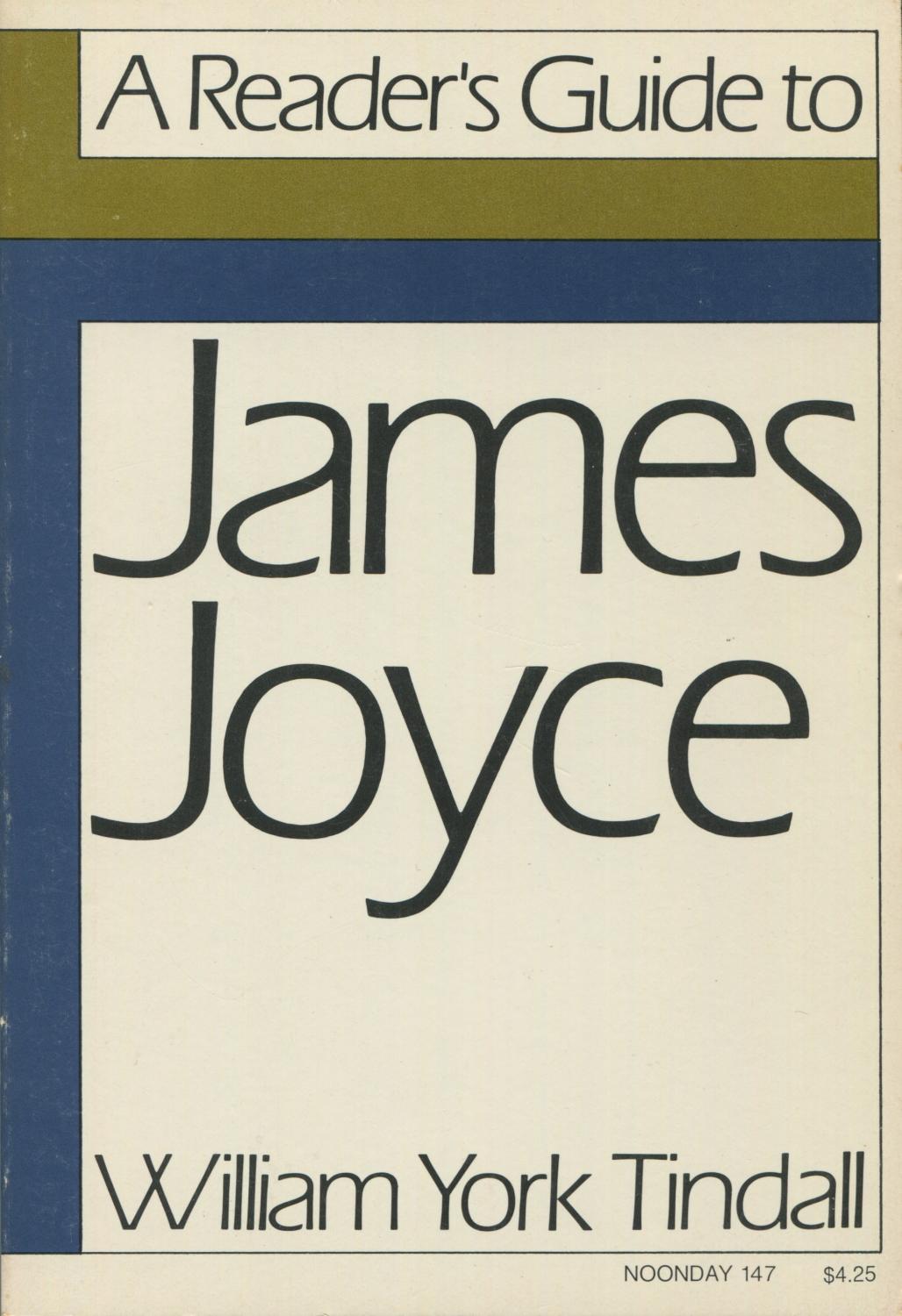 A Reader's Guide to James Joyce - Tindall, William Y.