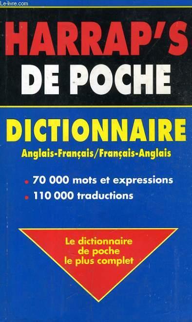 HARRAP'S DE POCHE, ENGLISH-FRENCH DICTIONARY, DICTIONNAIRE FRANCAIS-ANGLAIS - JANES MICHAEL