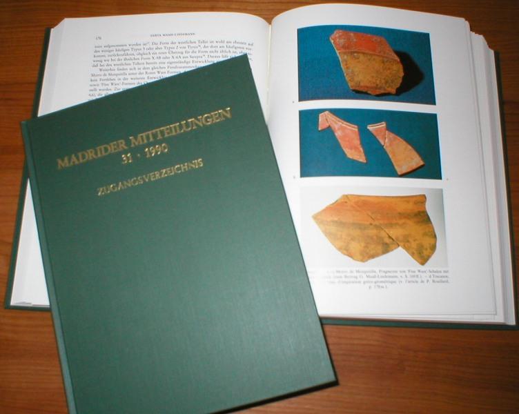 Madrider Mitteilungen Band 31 - 1990. - Deutsches Archäologisches Institut, Abteilung Madrid