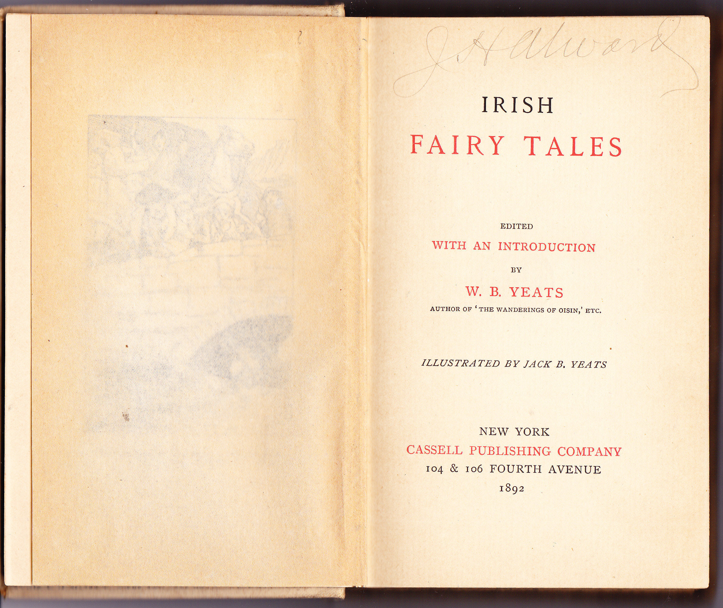 Irish Fairy Tales by Yeats, William Butler (Editor): Very Good ...