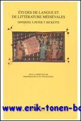 Etudes de langue et de litterature medievales offertes a Peter T. Ricketts a l'occasion de son 70eme anniversaire, - A. Buckley, D. Billy (eds.);